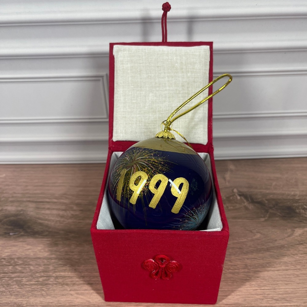 Midwest of Cannon Falls Ornament Countdown Collection 1999 2000 Millennium Boxed